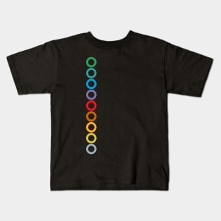 Tokyo Subway Colors Rings Kids T-Shirt